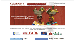 Desktop Screenshot of colombia57.com