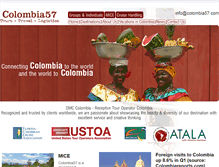 Tablet Screenshot of colombia57.com